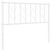vidaXL Vervangend hoofdbord 107 cm metaal wit