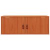 vidaXL Wandkast met plank Wasbruin 80 x 30 x 30 cm Massief grenenhout