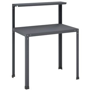 vidaXL Planttafel 100 x 50 x 104 cm Gepoedercoat staal Antraciet