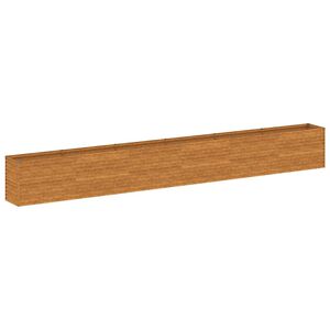 vidaXL Verhoogde tuinbak 578x50x69 cm cortenstaal