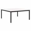 vidaXL Salontafel Wit 100 x 100 x 45 cm Massief grenenhout