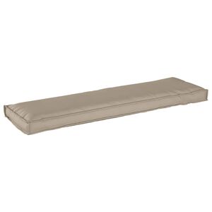 vidaXL Kussen Taupe 140 x 40 x 8 cm Oxford Stof