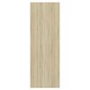 vidaXL Tv-wandmeubel 37x37x107 cm bewerkt hout sonoma eikenkleurig wit