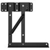 vidaXL Bed liftmechanisme 2 pcs Zwart 340 x 95 x 40 mm IJzer