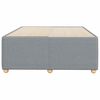 vidaXL Bedframe zonder matras 120x200 cm stof lichtgrijs
