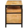 vidaXL Opslagkasten met lade Bruin 110 x 30 x 40 cm Massief Mango Hout