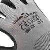 vidaXL Werkhandschoenen 12 pcs Grijs en zwart 8 / m Polyester