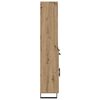 vidaXL Hoge kast Artisan Eiken 69,5 x 34 x 180 cm Bewerkt hout