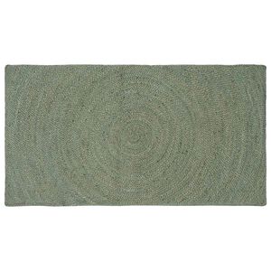 vidaXL Vloerkleden Olijfgroen 100 x 200 cm Jute