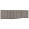vidaXL Hoofdbordkussen "Hanko" 180 cm stof taupe