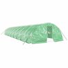 vidaXL Tuinkas met stalen frame 90 m&sup2; 18x5x2,3 m groen