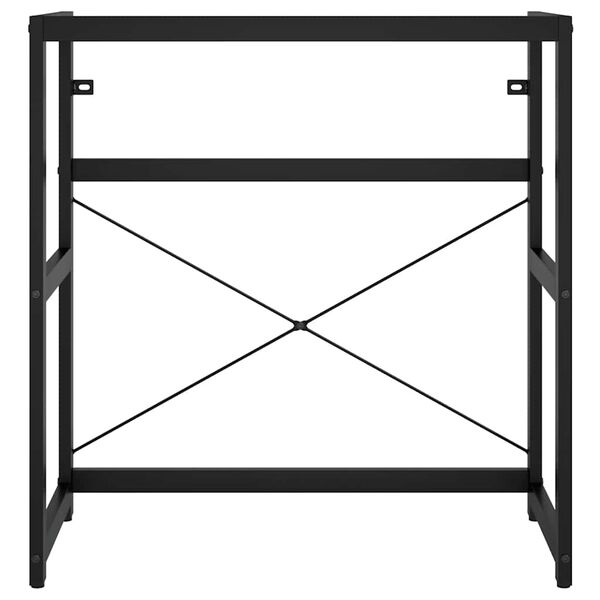 vidaXL Wastafelframe 79x38x83 cm ijzer zwart