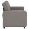vidaXL 2-zitsbank Taupe 160x77x82 cm Stof