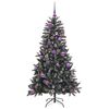 vidaXL Kunstkerstboom met 150 LED Groen 150 cm PVC en Plastic en Staal