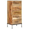 vidaXL Ladekast 45x35x106 cm massief mangohout