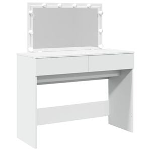 vidaXL Kaptafel met LED-verlichting 100x40x120 cm wit