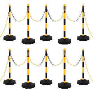 vidaXL Kettingpalenset met kunststof ketting 10 m