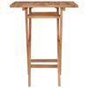 vidaXL Tuintafel inklapbaar 60x60x75 cm massief teakhout