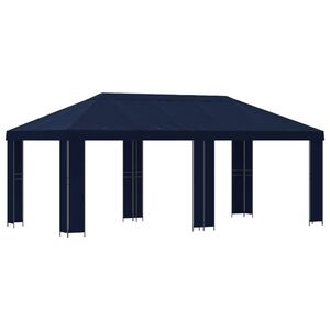 vidaXL Tuinprieel 6 x 3 m Blauw Polyester en staal 190