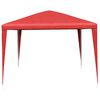vidaXL Partytent Rood 400 x 300 x 255 cm PE en staal