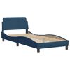 vidaXL Bedframe zonder matras "Hanko" 80x200 cm stof blauw