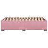 vidaXL Bedframe zonder matras 120x190 cm fluweel roze