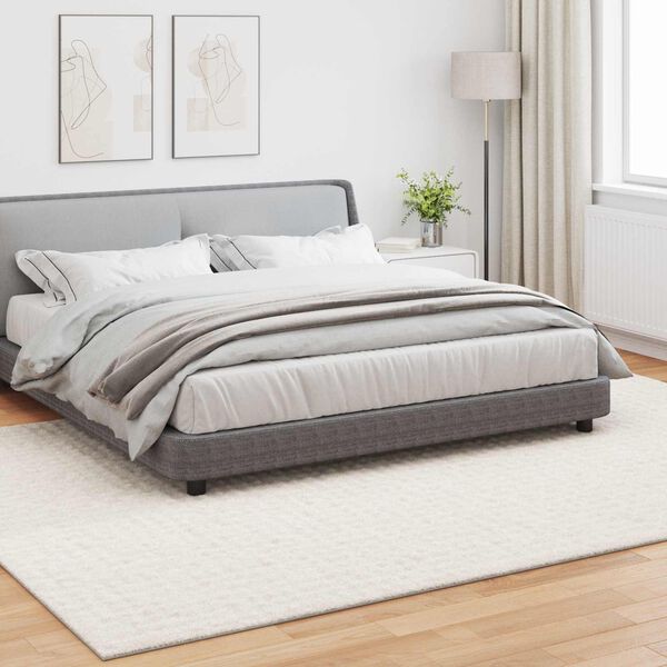 vidaXL Vloerkleden Rechthoekig Cr&egrave;me 340 x 240 cm