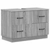 vidaXL Badkamer wastafelkast HOORN Grijs Sonoma 82 x 41 x 56 cm