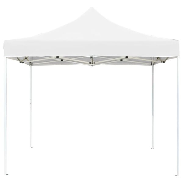 vidaXL Partytent professioneel inklapbaar 3x3 m aluminium wit
