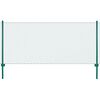 vidaXL Draadgaashek met palen 25x1 m staal groen