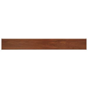 vidaXL Raamsokkel Bruin hout 60 x 15 x 4,5 cm PVC
