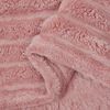 vidaXL Gooi Deken Roze 270 x 240 cm Fleece