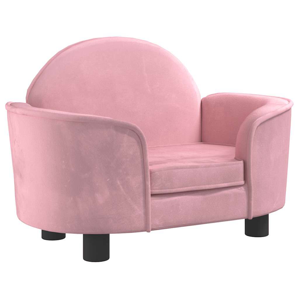 vidaxl vidaXL Hondenmand 66x40x45 cm fluweel roze