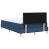 vidaXL Boxspringbed met matras met hoofdeinde Blauw 120 x 190 cm Stof