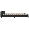 vidaXL Bedframe zonder matras 200x200 cm fluweel zwart