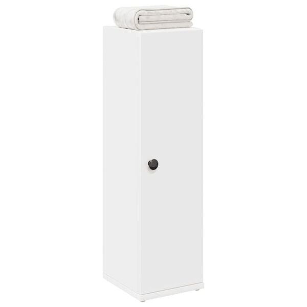 vidaXL Badkamerkast met rolhouder 20,5x22x72 cm wit