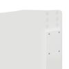 vidaXL Bedframe met hoofdeinde Wit 135 x 190 cm Massief grenenhout