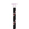 vidaXL Boot touw 4 mm 250 m polypropyleen zwart