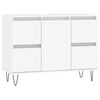 vidaXL Badkamerkast 80x33x60 cm bewerkt hout wit