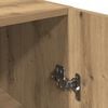 vidaXL Tv-meubelen 2 st 30,5x30x90 cm bewerkt hout artisanaal eiken