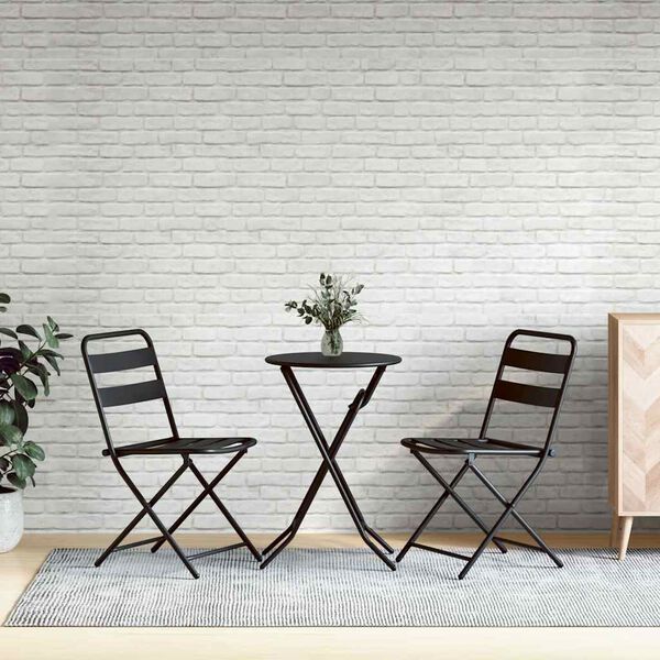 vidaXL 10 st Wandpanelen 3D witte baksteen EPS