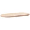 vidaXL Tafelblad 60x30x2,5 cm massief grenenhout ovaal