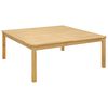 vidaXL Salontafel Licht acacia 110 x 110 x 45 cm Massief Acaciahout