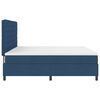 vidaXL Boxspringbed met matras met hoofdeinde Blauw 200 x 200 cm Stof