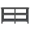 vidaXL Werkbank 142,5x50x80 cm massief grenenhout grijs