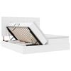 vidaXL Opbergbed met LED met opslag Puur Wit 180 x 200 cm Kunstleer