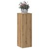 vidaXL Plantenstandaard 33x33x100 cm bewerkt hout artisanaal eiken
