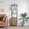 vidaXL Boekenkast Artisan Eiken 40 x 24 x 161 cm Bewerkt hout