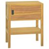 vidaXL Badkamerkast 60x40x75 cm massief teakhout