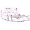 vidaXL Bedframe "Viana" zonder matras kunstleer wit 120x200 cm